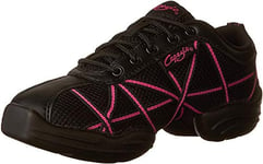 Capezio Web Dansneaker ,Professional Dance Shoe For Many Disciplines, Breathable Ladies Shoes For Dance Performances & Practice,Comfortable Dance Trainers For Women,Hot Pink, Size 6.5US/4.5UK