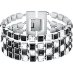 Bijoux Karl Lagerfeld  Bracelet en acier et cristal