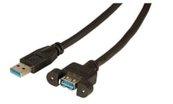 MicroConnect USB-forlengelseskabel - USB-type A til USB-type A - 1 m