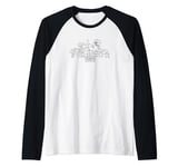 Rugrats Group Shot Logo Outline Manche Raglan