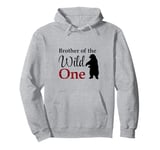 Brother of the Wild One Lumberjack Forest Baby 1st Birthday Pullover Hoodie