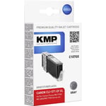 KMP Printtechnik AG Patrone Canon CLI-571 GY XL comp. gray pigm. C107GX