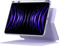 Magnetic Protective Case For Ipad Pro 12.9 Baseus Minimalist (Purple)