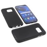 Case for Samsung Galaxy S7 Phone Cover Protection TPU Rubber Black