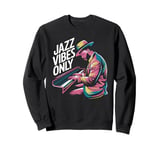 Jazz Vibes Only Piano Player Groove Art Sweatshirt