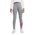 Nike NSW AIR Favorites LGGNG, Fille, Gris (Carbon Heather/Fireberry), 164