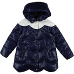 Manteau enfant Jacadi  Doudoune longue bleu, blanc