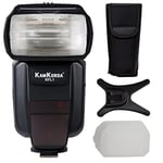 KamKorda Professional Camera Flash Speedlite | TTL compatible with Canon Nikon SLR Digital SLR Film SLR Cameras and Digital Cameras | with Hot Shoe Contact