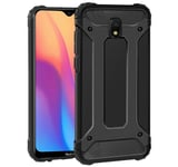 Coque Type Hybride Touché Armure ( PC+TPU ) Noire pour Xiaomi Redmi 8A