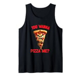 Pizza Art Men Women Fast Food Lover Foodie Funny Pizza Tank Top