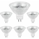 Pesce - gabrielle 800Lm Blanc Chaud 2700K Dimmable Ampoule Halogene Gu5.3 50W 12V Ampoule Spot Halogène Mr16 Pack De 6