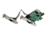 Startech.Com 2 Port Low Profile Native Rs232 Pci Express Serial Card With 16550 Uart - Pcie Rs232 - Pci-E Serial Card (Pex2s553lp) - Seriell Adapter - Pcie Lav Profil - Rs-232 X 2