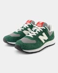 New Balance Mens 574 Lifestyle Classic Unisex Trainers - Green material_textile - Size UK 8