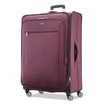 Samsonite Ascella X Valise Souple Extensible avec Double roulettes pivotantes, Prune, Checked-Large 29-inch, Ascella X Softside Valise Extensible avec roulettes