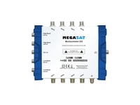 Megasat 0600150, 5 Innganger, 8 Utganger, 950 - 2250 Mhz, 47 - 862 Mhz, 30 Db, Ce