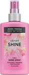 John Frieda Vibrant Shine 3-in-1 Shine Spray 150 ml, Weightless Glossing Spray