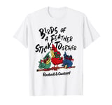 Roobarb & Custard Coloured Birds Of A Feather T-Shirt