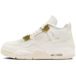 Baskets Nike  Air Jordan 4 Sail Metallic Gold