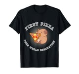 First Pizza Then World Domination T-Shirt