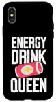 Coque pour iPhone X/XS Boisson énergisante Queen Energy Drink