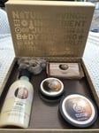 Body Shop Shea Butter Festive Picks Gift Set Body Shower Cream Soap Scrub NEW