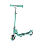 Globber - FLOW FOLDABLE JUNIOR LIGHTS - Trottinette 2 roues pour les enfants dès 3 ans, Vert