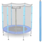 Poteau supérieur pour trampoline avec filet extérieur 4,5 pi bleu Neo-Sport