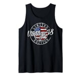 Vintage 2018 7th Birthday Gifts For Boy Girl 7 Year Old Tank Top