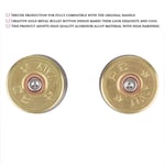 6Pcs Gold Metal Bullet Buttons & Thumbstick Mod Kit For PS4 Controller MAI