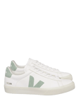 VEJA Campo Leather Trainers, White Matcha