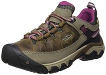 KEEN Women's 1018177 Women-TARGHEE III WP Hiking Shoe, WEISS/BOYSENBERRY, 6 UK