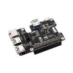 Waveshare PCIe til Gigabit Ethernet og USB 3.2 Gen1 HAT til Raspberry Pi 5