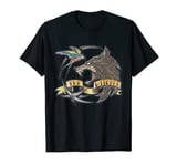 The Witcher Logo Tattoo Wolf Fan Memorabilia T-Shirt