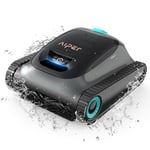 AIPER Scuba S1 Robot Piscine Fond et Parois, Ligne d'eau, Aspirateur Piscine sans Fil, 4 Modes, 150Min d'Autonomie, Escalader Les Murs, Navigation Intelligente 2.0, Idéal pour Piscines Enterrées 150㎡