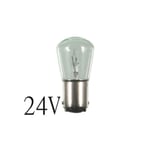 Päronlampa glöd Ba15d 22x48 15W 24V