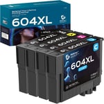 Cartouche 604 XL Multipack Remplacement pour Cartouche Epson 604 XL pour Encre Epson 604 XL pour Expression Home XP 2200 2205 4200 4205 3205 3200 Workforce WF 2950 2930