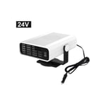 L&h-cfcahl - 500W Chauffage de voiture électrique autonome Rotation à 360 degrés Ventilateur de refroidissement Désembueur de pare-brise 12V / 24V