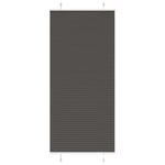 Plisserad persienn svart 90x200 cm tyg bredd 89,4 cm polyester