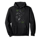 Twin Peaks Elemental Diner Town Line Art Pullover Hoodie