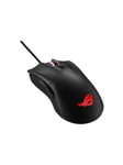 ASUS ROG Gladius II Core - Gaming mus - Optisk - 6 - Svart