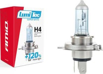 Amio H4 Halogenlampa 12V 60/55W Lumitec Superwhite +120%