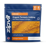 Zipvit Organic Turmeric Curcumin 1440mg with Organic Black Pepper and Ginger Root, 120 Vegan Capsules, 2-Month Supply, Soil Association Certified, High Strength Turmeric Supplement