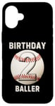 iPhone 16 Plus It's My 2nd Birthday Baseball 2 Year Old Boy Girl Case