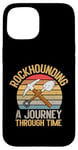 Coque pour iPhone 15 Collection de minéraux Rockhounding : un voyage dans le temps