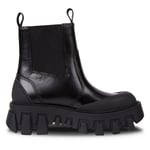 Boots Tommy Jeans Tjw Chunky Chelsea Mix Material EN0EN02375 Svart