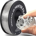 GEEETECH TPU Flexible Filament 1.75mm,Filament TPU 95A pour imprimante 3d,bobine de 1kg,Transparent