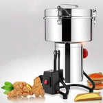 Mill Grinder, 4500W Electric Grain Dry Feed Flour Milling Machine Cereals Grinder Rice Corn Grain Coffee Wheat with Funnel (4500g)