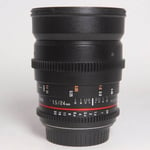 samyang Used Samyang 24mm T1.5 VDSLR II Cine Lens Canon EF