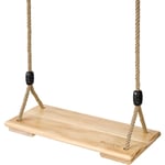 En stycke gunga Barn Vuxen Suspension Seat Gunga Utomhus Trädspel Veranda Rutschkana Utomhus Inomhus-43,5*17,2*2,5cm