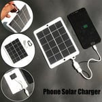 Phone Solar Charger USB Solar Panel Power Bank Charging Generator For 3W 5V